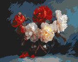 Grind nach Zahlen Pfingstrosen