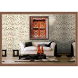 Malen nach Zahlen Orange Tür