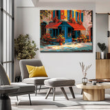 Paint by Numbers Old Town Flower Shop