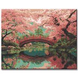 Grind nach Zahlen Japan Japanischer Garten