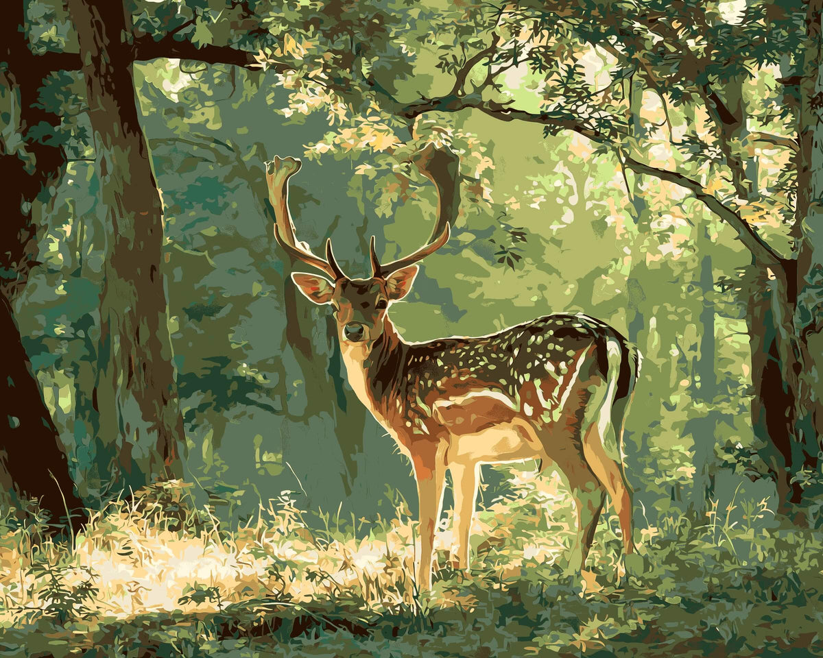 Grind after zahlen pferde schwarz weisses pferd