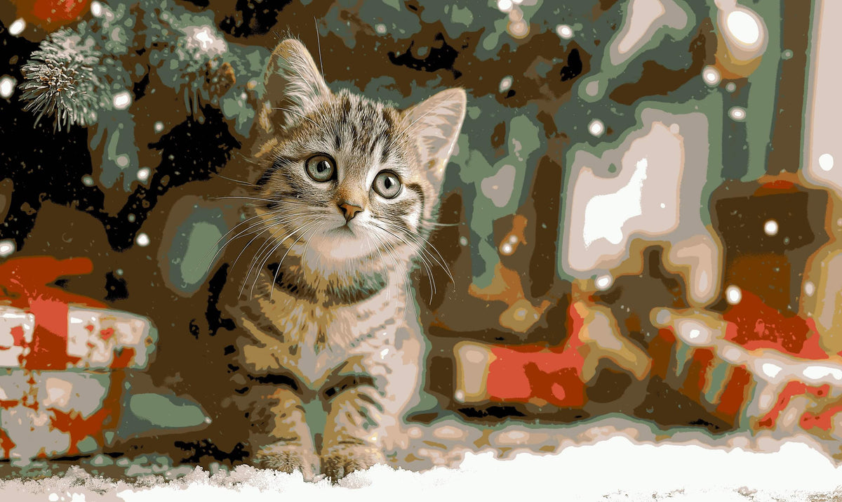 Grind nach Zahlen Nikolaus Katze