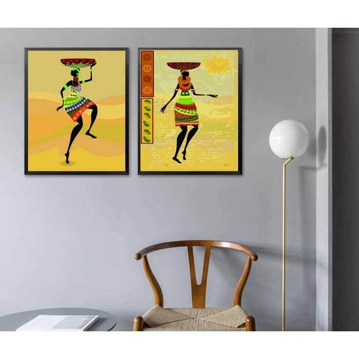 Malen nach Zahlen Afrika Kunst Trß¤ger