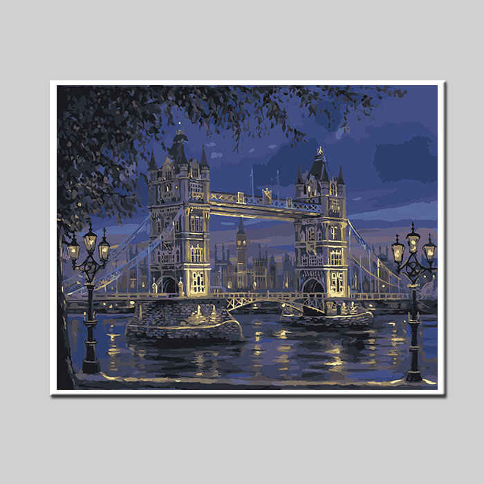 Malen-nach-Zahlen-Tower Bridge London