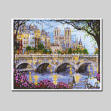 Malen-nach-Zahlen-Notre Dame Frankreich