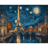 Malen-nach-Zahlen Eiffelturm Paris