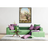 Malen nach Zahlen für Erwachsene Blumenstrauß am Fenster