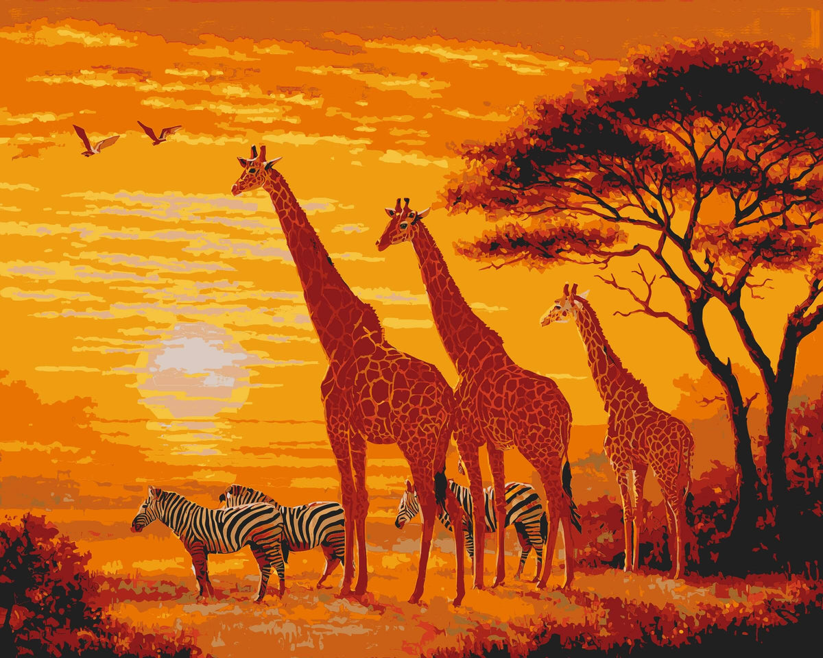 Grind after the Giraffe and Zebras