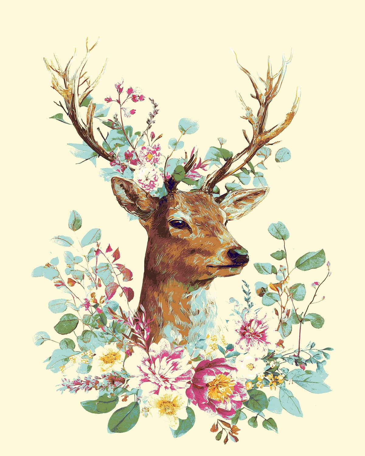 Painting by Numbers for Adults Animals Moose Hawaii