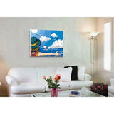 Malen nach Zahlen für Erwachsene Kind am Meer