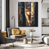 Grind after Zahlen Wolf Motiv for Erwachsene