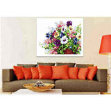 Malen nach Zahlen für Erwachsene Stiefmütterchen