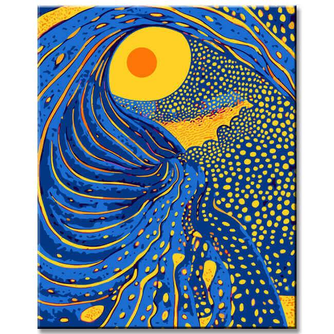 Malen nach Zahlen Traumröhre