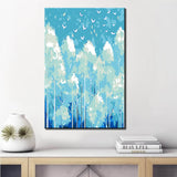 Malen nach Zahlen Wald Sterne Vögel