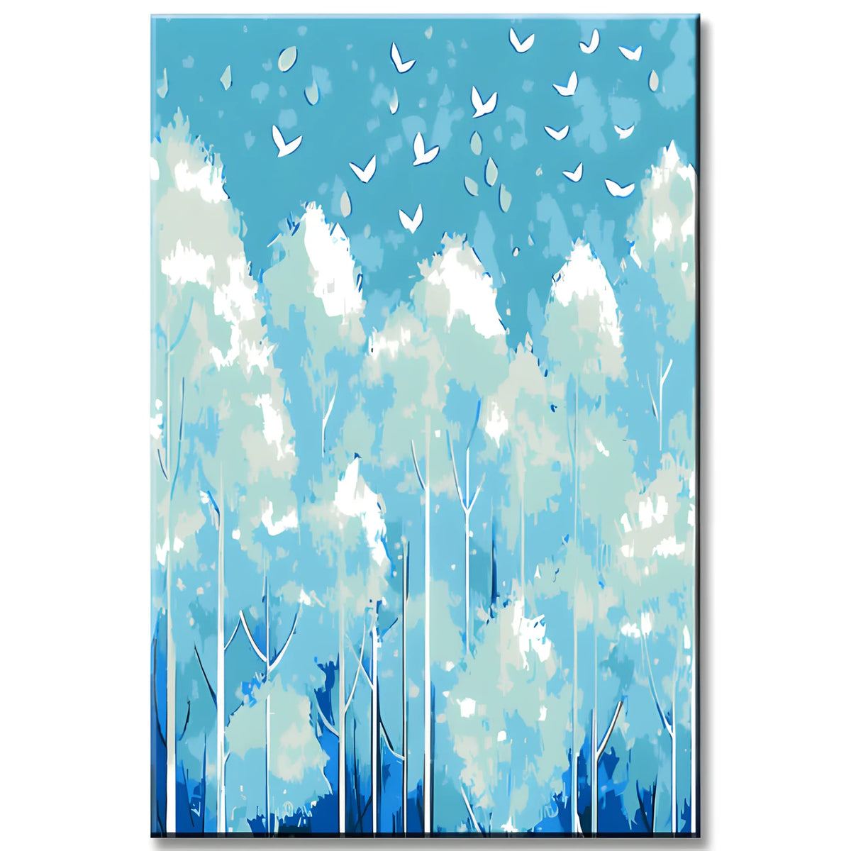 Painting by Numbers Forest Stars Birds