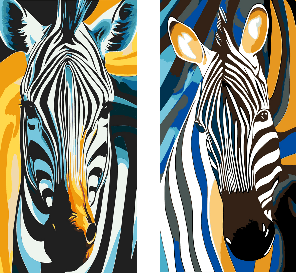 Grind to count zebra animal