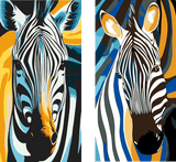 Grind to count zebra animal