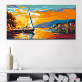 Paint by Numbers Sea Sailboat