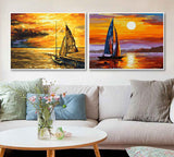 Malen nach Zahlen Segeln