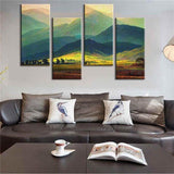 Malen nach Zahlen Berglandschaft MNZ-SS-072 - 4-teilig (Quattro)