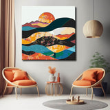 Malen nach Zahlen Wellen Spektakel