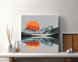 Malen nach Zahlen Alien Sonne