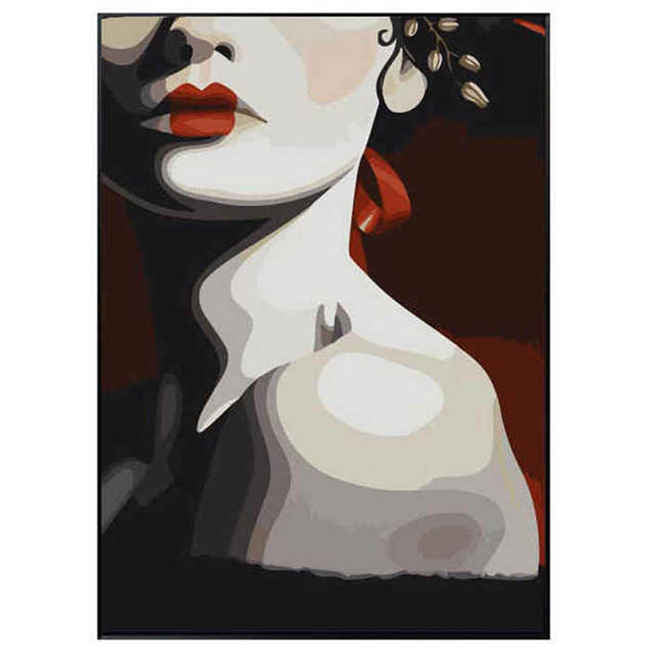 Malen nach Zahlen White Lady
