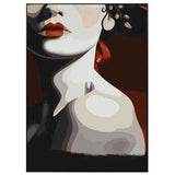Malen nach Zahlen White Lady