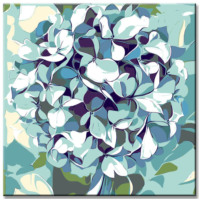 Malen nach Zahlen Blumen