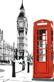 Malen nach Zahlen London Telefonzelle Big Ben