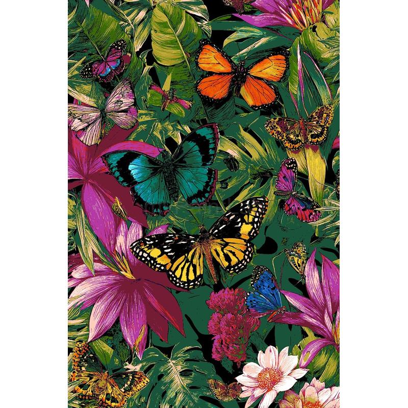 Grind after Zahlen Schmetterlinge und Blumen