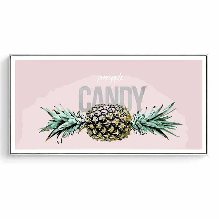 Malen nach Zahlen Ananas candy