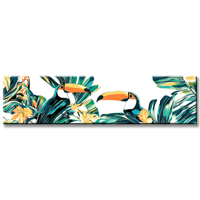 Malen nach Zahlen Tukane