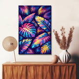 Grind nach Zahlen Tiere Flamingo Blumen