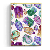 Malen nach Zahlen Kristalle