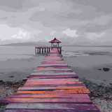 Malen nach Zahlen Elefantenbaby kuschelt mit Elefantenmama