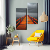 Malen nach Zahlen Steg am Meer - 2-piece (Duo)