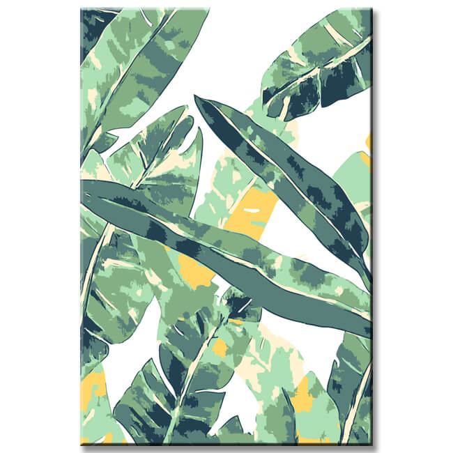 Malen nach Zahlen Pflanze