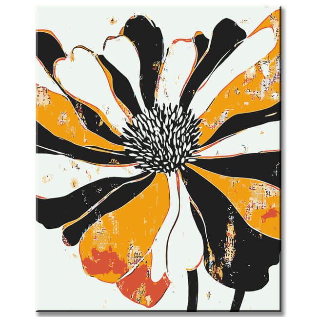 Malen nach Zahlen Blume