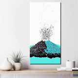 Malen nach Zahlen Vulkan Ausbruch