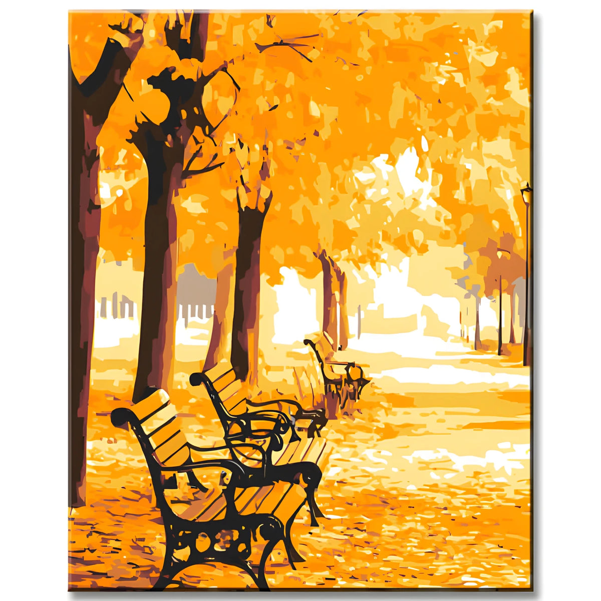 Paint by Numbers Golden Autumn Park