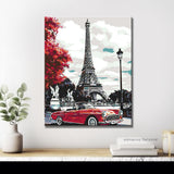 Paint by Numbers Paris Eiffel Tower Cabrio