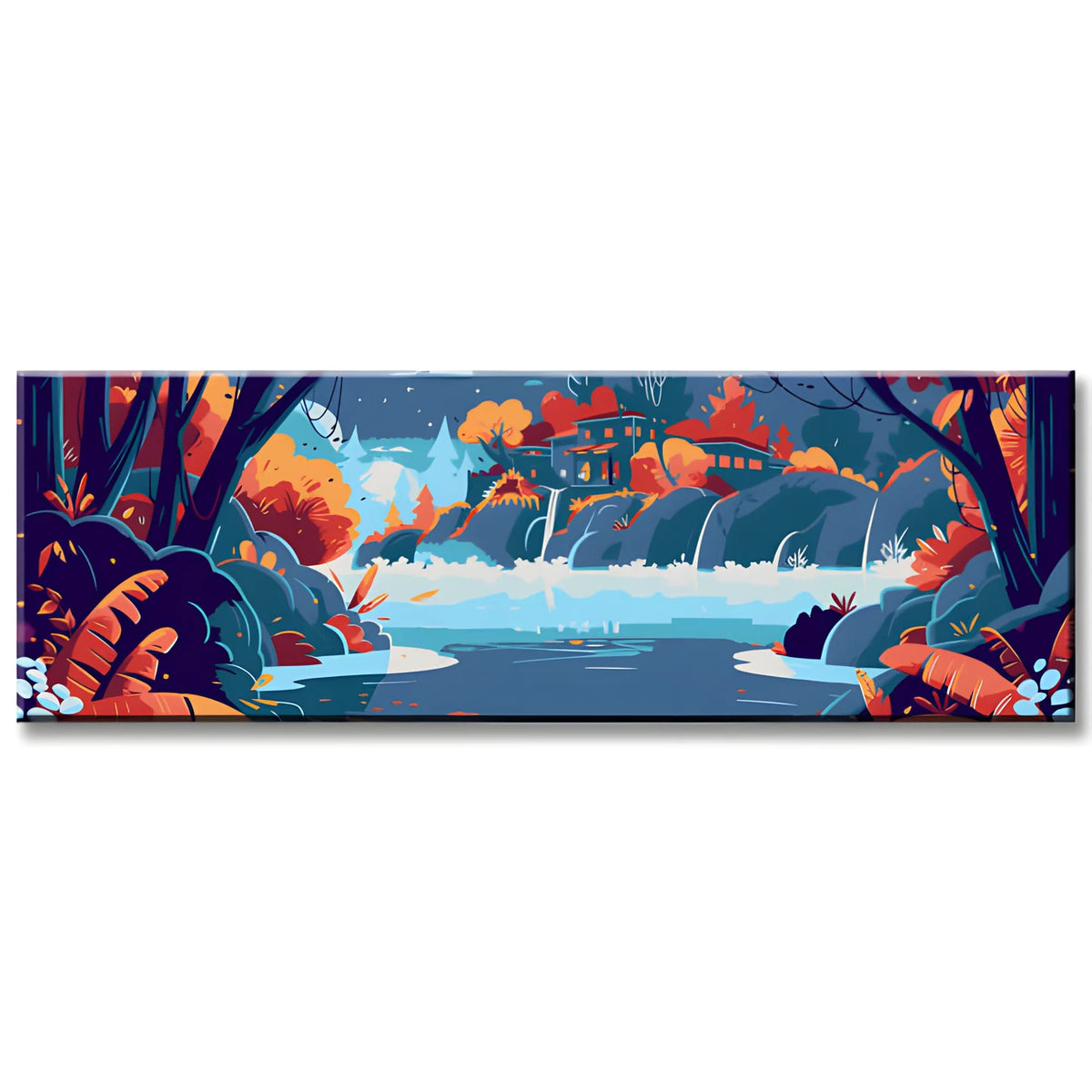 Painting by Numbers Panorama House on the River