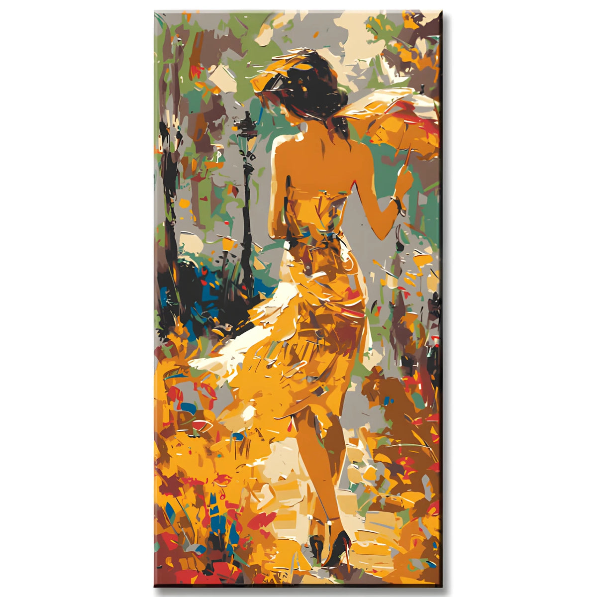 Malen nach Zahlen Panorama Elegant Lady
