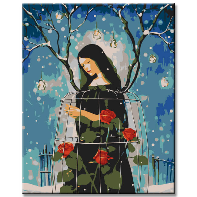 Malen nach Zahlen Fünf der Münzen