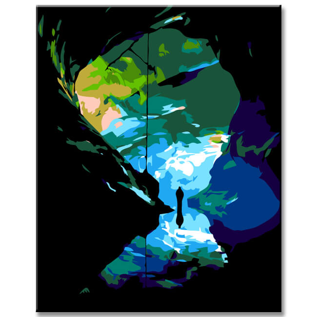 Malen nach Zahlen Kann nicht loslassen