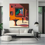 Malen nach Zahlen Quadro Curvo Gebogener Tisch